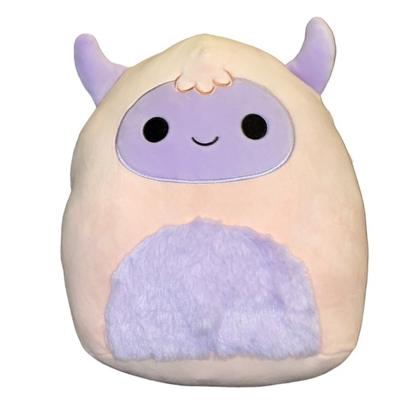 NWT RONALDA - Baby Pink & Purple Yeti Original Squishmallow by Kelly Toy - Picture 1 of 6